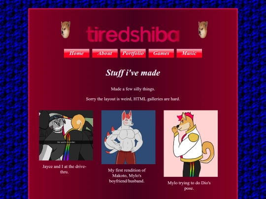 portfolio screenshot
