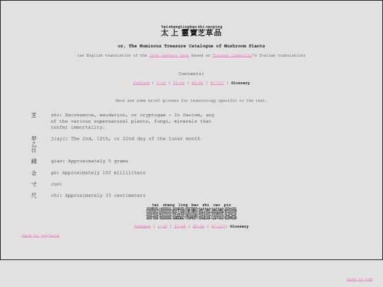 Taishang_lingbao_zhicao_pin/glossary screenshot