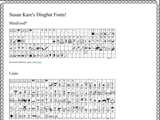 files/KareFonts screenshot