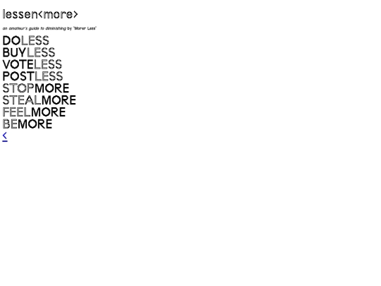 lessmore screenshot