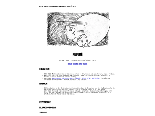 resume screenshot