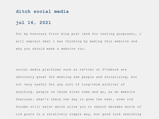 blog/ditchsocialmedia screenshot