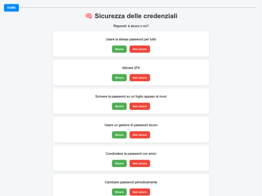 comportamenti screenshot