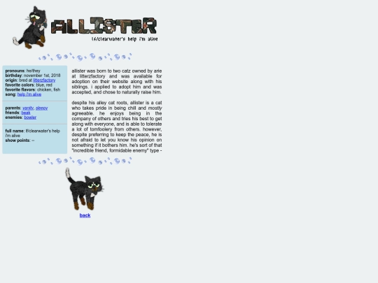 profiles/allisterprofile screenshot