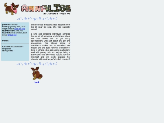profiles/annaliseprofile screenshot