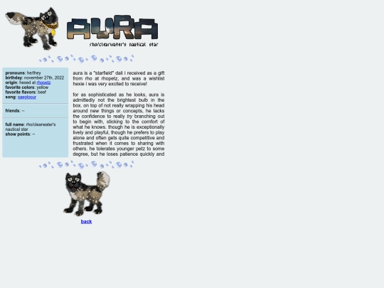 profiles/auraprofile screenshot
