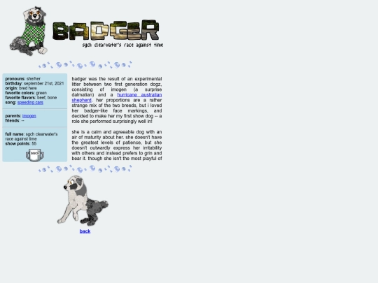 profiles/badgerprofile screenshot