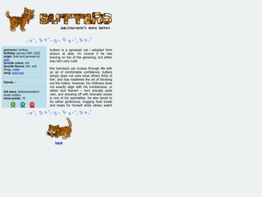 profiles/buttersprofile screenshot