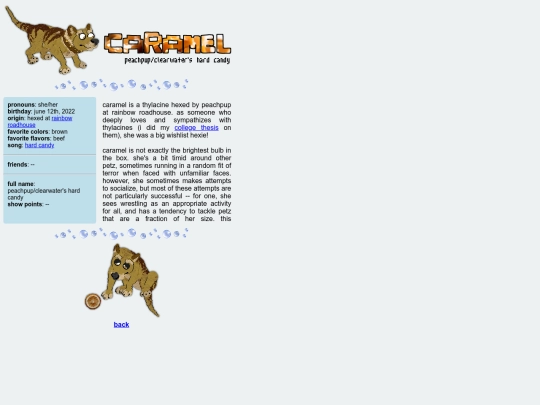 profiles/caramelprofile screenshot