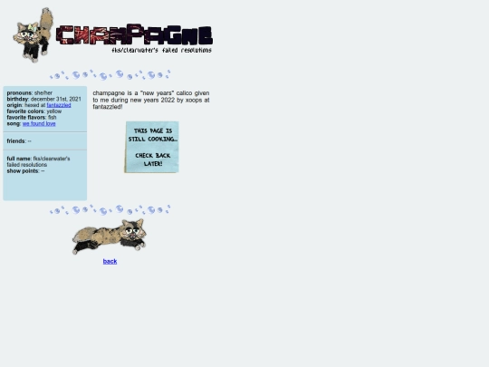 profiles/champagneprofile screenshot