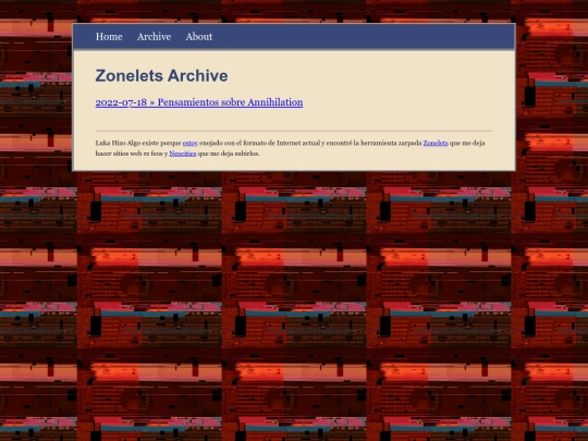 archive screenshot