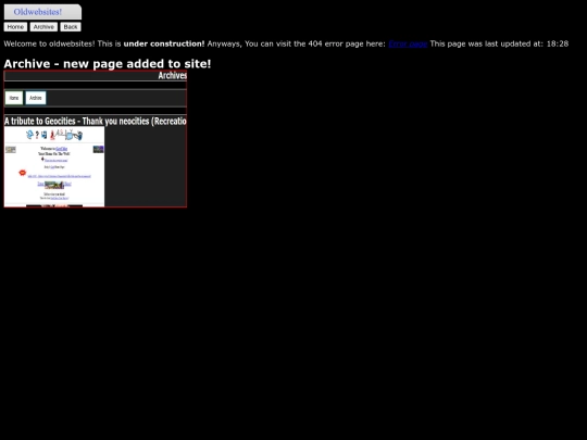 legacy screenshot