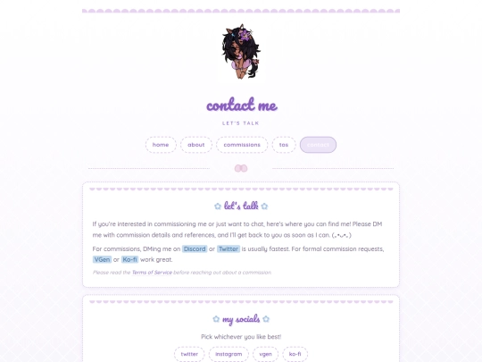 contact screenshot