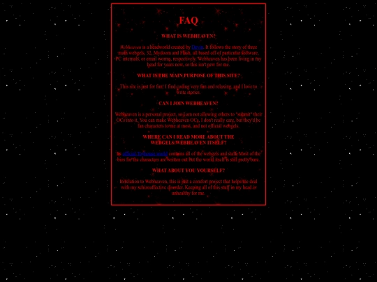 webmaster screenshot