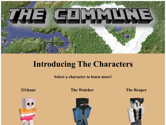 html/characters screenshot