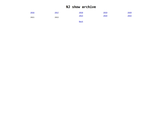 archive/njYearSelect screenshot