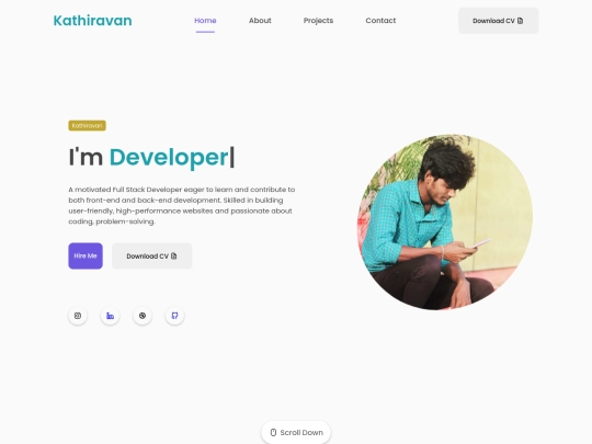 Portfolio Website/Portfilo screenshot