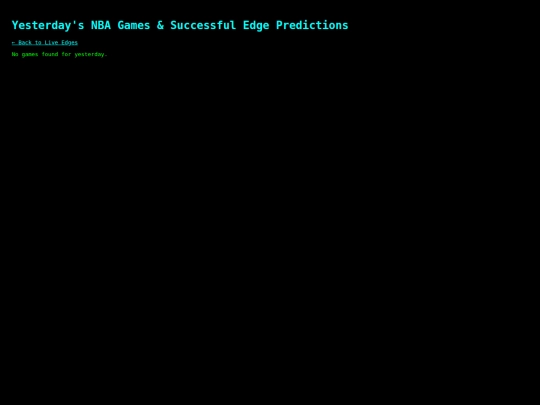 Results screenshot