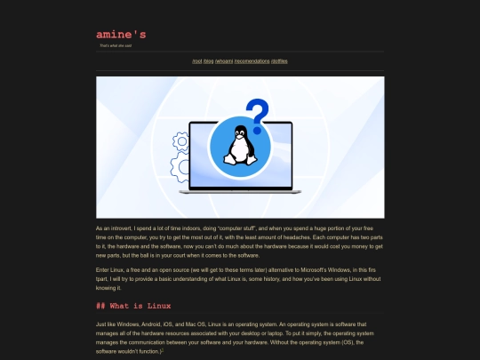 blog/linux screenshot