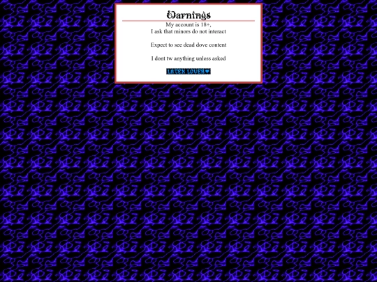 warnings screenshot