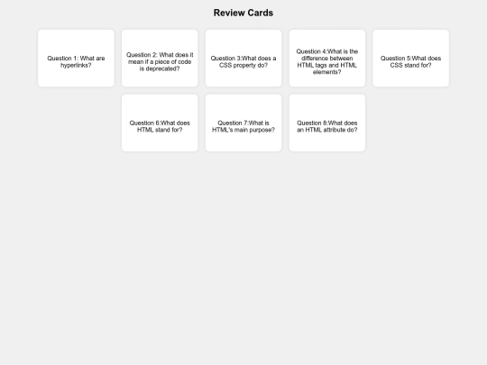 Review cards/reviewcards screenshot