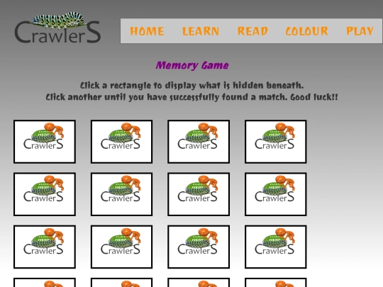 memorygame screenshot