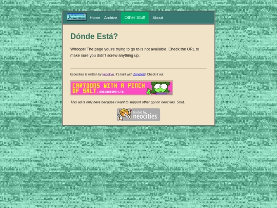 not_found screenshot