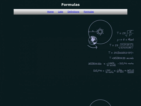 formulas screenshot