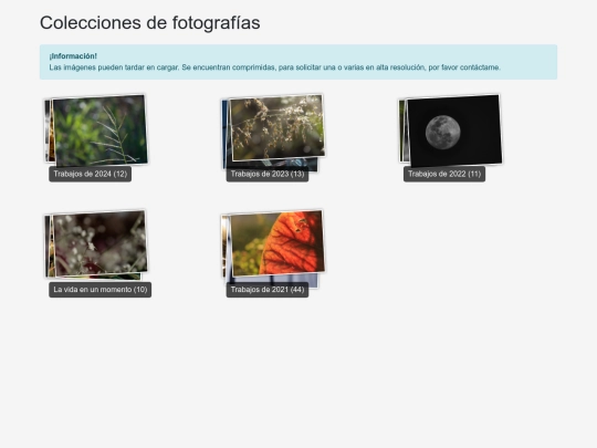 fotogalery3/colecciones screenshot