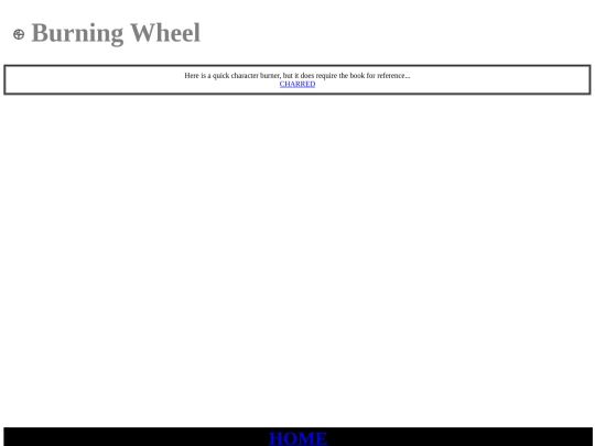 Burningwheel screenshot