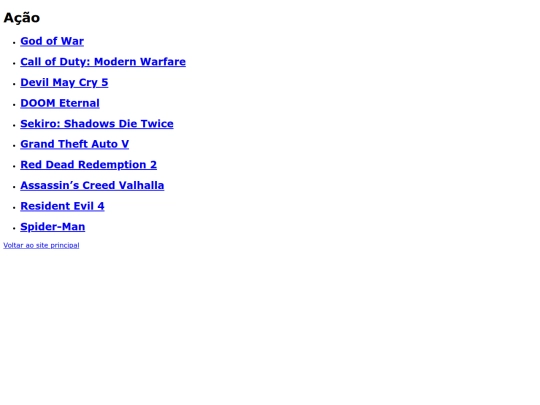 atividade04degus/páginas principais/Páginas/catalogo/acao screenshot
