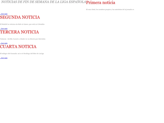 noticiaas screenshot