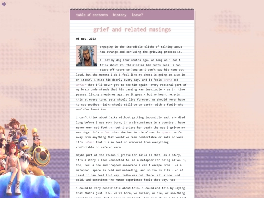 diary/posts/2023-11-05-grief-and-related-musings screenshot