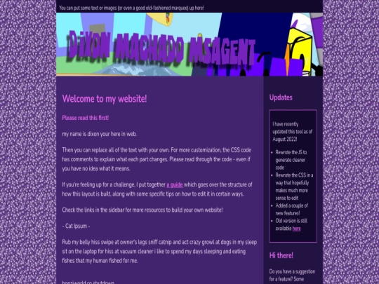index screenshot