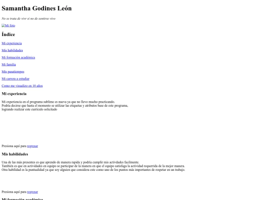 Currículo Vitae  screenshot