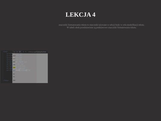 html4 screenshot
