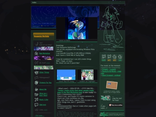 index screenshot