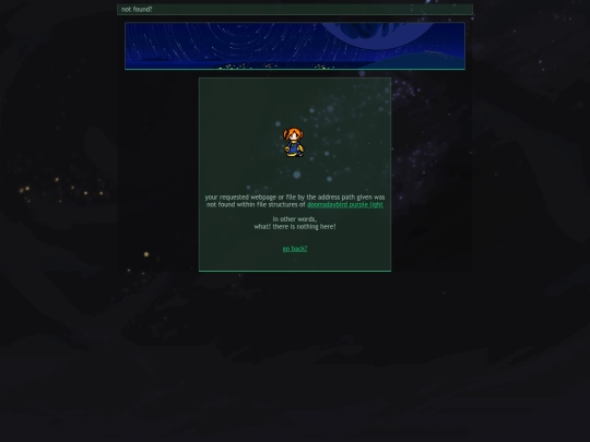 not_found screenshot
