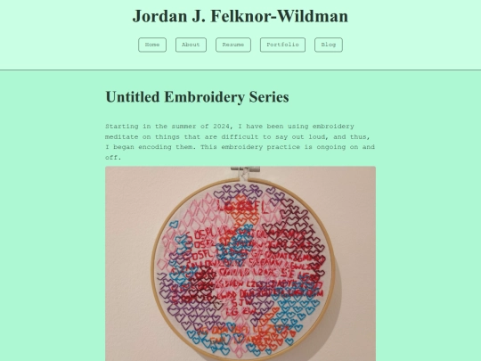 Portfolio/Embroidery screenshot