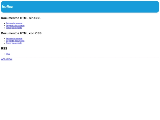 index screenshot