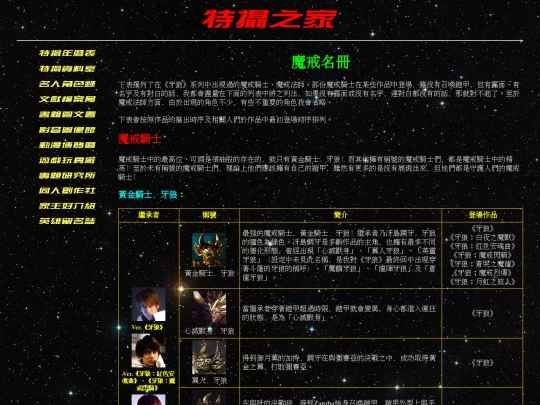 sfx_info/garo/garo_list screenshot