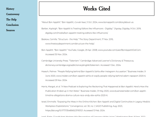 bon-appetit/works-cited screenshot