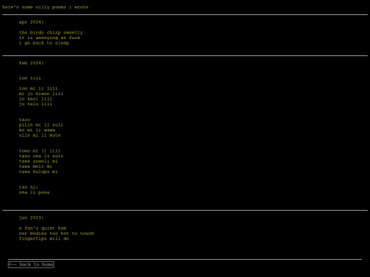 poetry screenshot