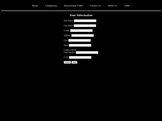 Cart screenshot