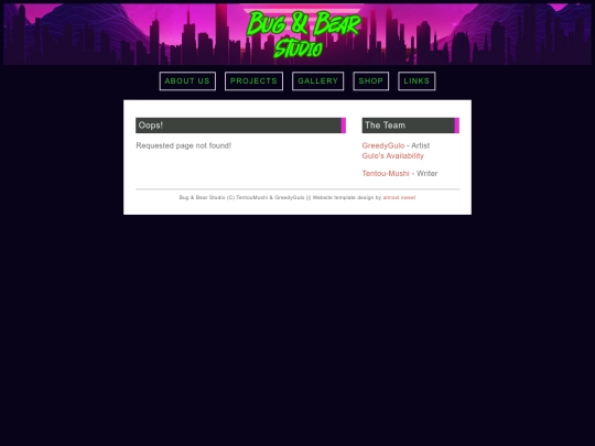 not_found screenshot
