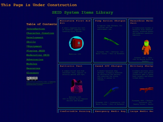 seid-manual/items screenshot