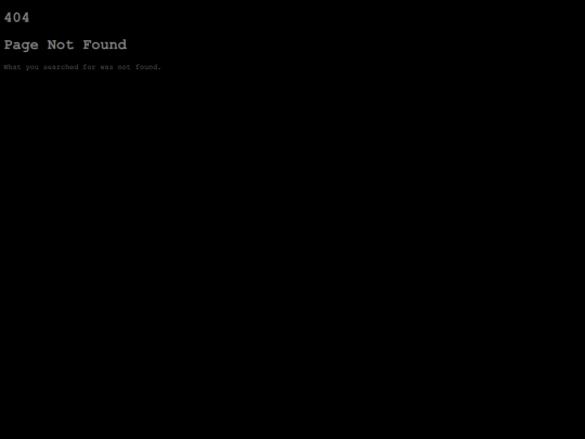 not_found screenshot