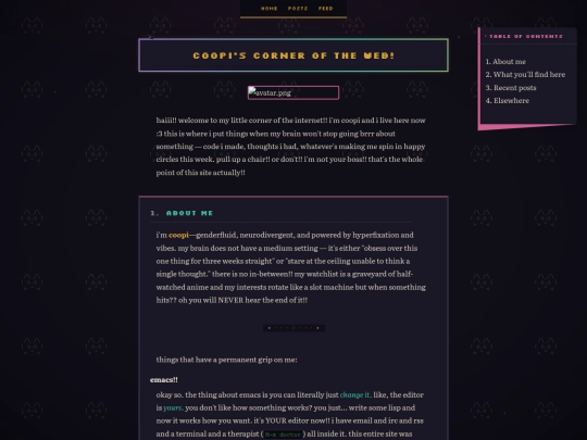 index screenshot