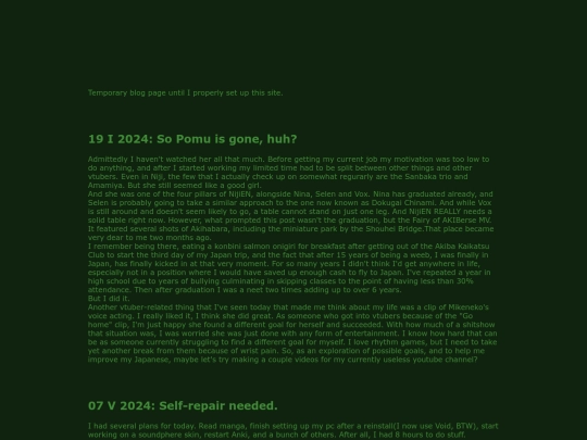 tempblog screenshot