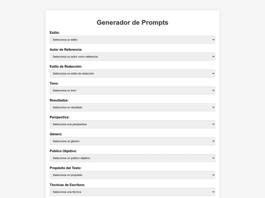Articulos/generador screenshot
